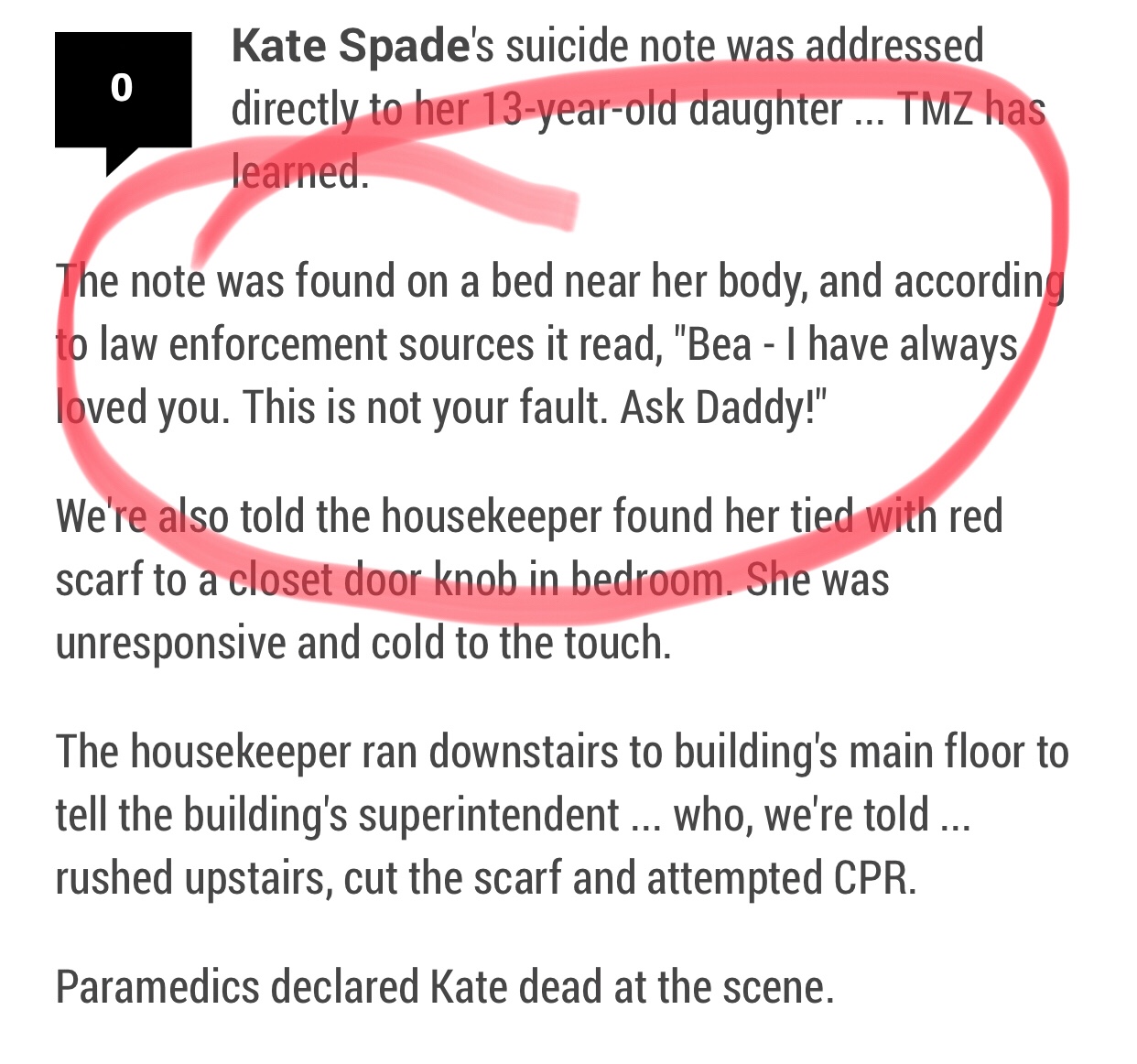 forfremmelse hver dag håndtag Kate Spade's suicide note – The Libra Lounge with Keisha Podcast